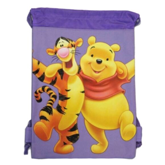 NWT! Shanghai Disneyland Winnie the Pooh & Tigger drawstring bag! - Picture 2 of 6